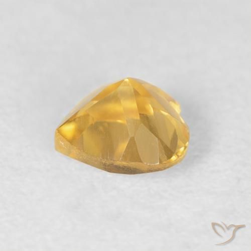 9,17 ctw natürlicher Hell Gold Citrin, Herz, VVS