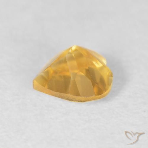 9,17 ctw natürlicher gold-orange Citrin, Herz, VVS