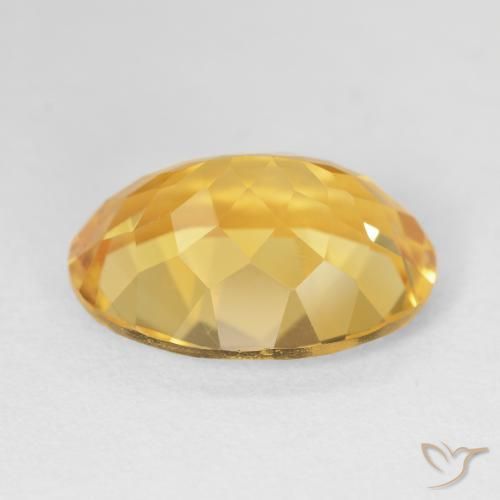 9,17 ctw natürlicher gold-orange Citrin, Oval, VVS