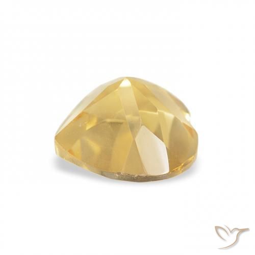 9,17 ctw natürlicher gold-orange Citrin, Herz, VVS-VS