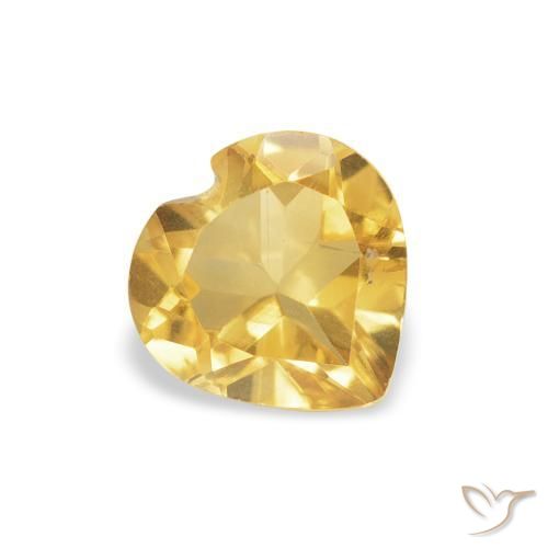 9,17 ctw natürlicher Mittelgold Citrin, Herz, VS
