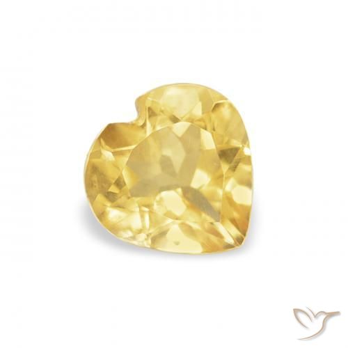 9,17 ctw natürlicher Mittelgold Citrin, Herz, VS