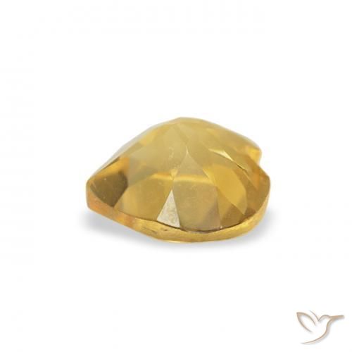 9,17 ctw natürlicher Mittelgold Citrin, Herz, VS