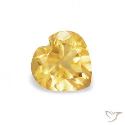 9,17 ctw natürlicher Golden Citrin, Herz, VS
