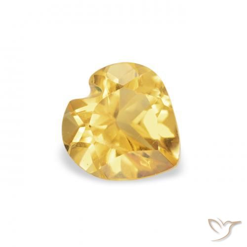 9,17 ctw natürlicher Mittelgold Citrin, Herz, VS