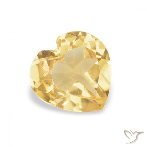 9,17 ctw natürlicher Golden Citrin, Herz, VVS