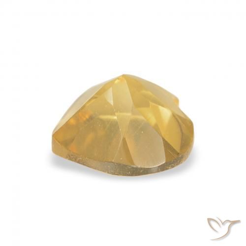 9,17 ctw natürlicher gold-orange Citrin, Herz, VVS
