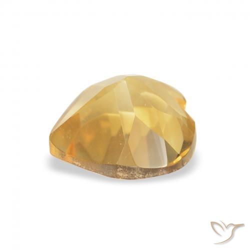 9,17 ctw natürlicher Hell Gold Citrin, Herz, VVS