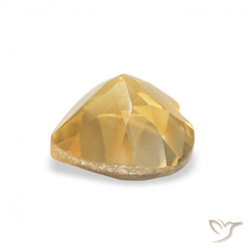 9,17 ctw natürlicher Mittleres Gold Citrin, Herz, VVS