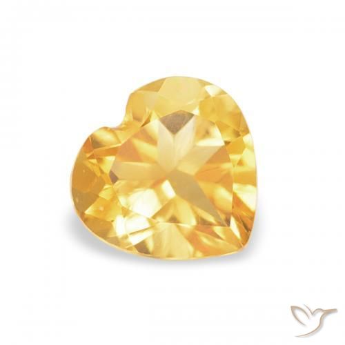 9,17 ctw natürlicher Top-Gold Citrin, Herz, VVS