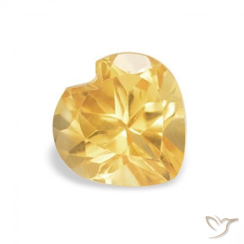 9,17 ctw natürlicher Mittleres Gold Citrin, Herz, VVS