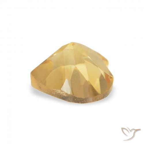 9,17 ctw natürlicher Mittleres Gold Citrin, Herz, VVS