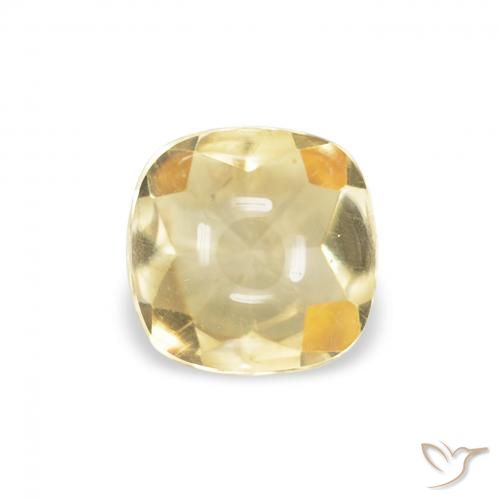 0.57ct Natürlicher Golden Citrin, Kissen, Transparent