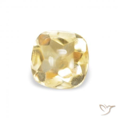 9,17 ctw natürlicher Golden Citrin, Kissen, Transparent