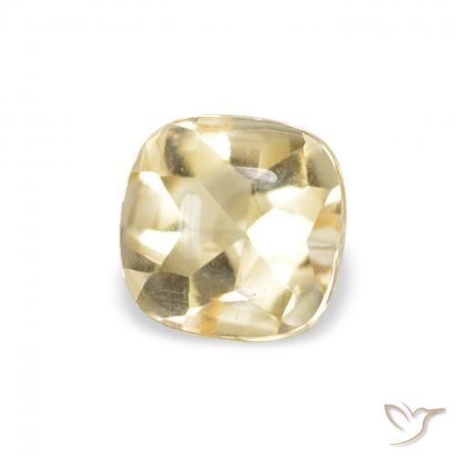 9,17 ctw natürlicher Golden Citrin, Kissen, Transparent