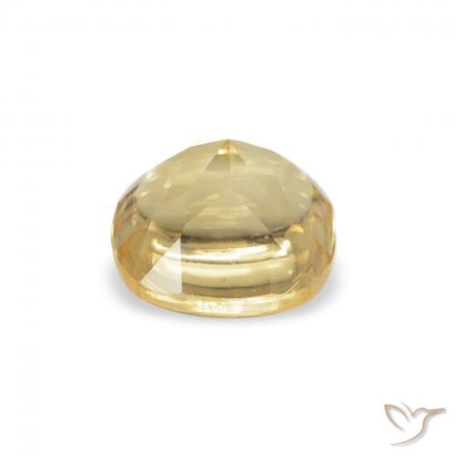 9,17 ctw natürlicher Golden Citrin, Kissen, Transparent