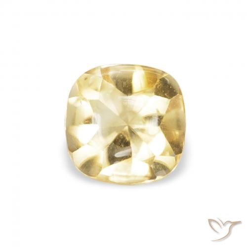 9,17 ctw natürlicher Golden Citrin, Kissen, Transparent