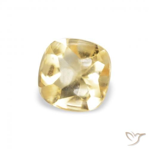 9,17 ctw natürlicher Golden Citrin, Kissen, Transparent