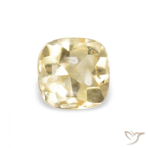 9,17 ctw natürlicher Golden Citrin, Kissen, Transparent