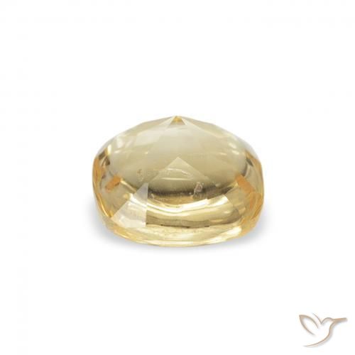 9,17 ctw natürlicher Golden Citrin, Kissen, Transparent