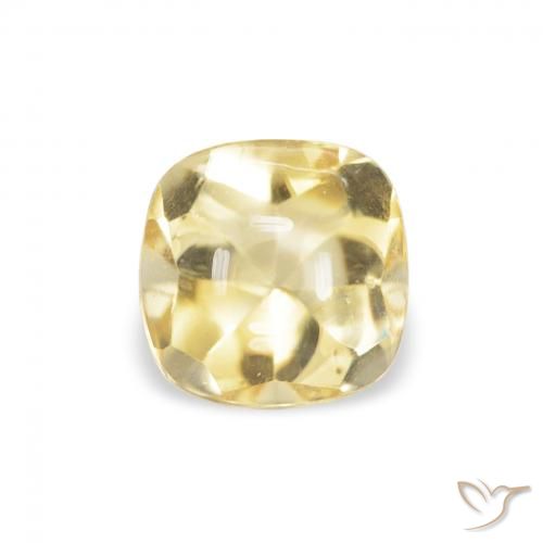 9,17 ctw natürlicher Golden Citrin, Kissen, Transparent