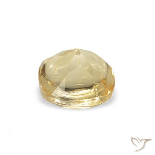 9,17 ctw natürlicher Golden Citrin, Kissen, Transparent