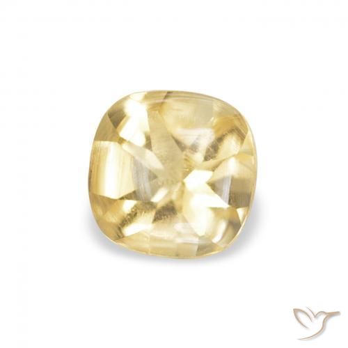 9,17 ctw natürlicher Golden Citrin, Kissen, Transparent