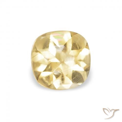 0.54ct Natürlicher Golden Citrin, Kissen, Transparent