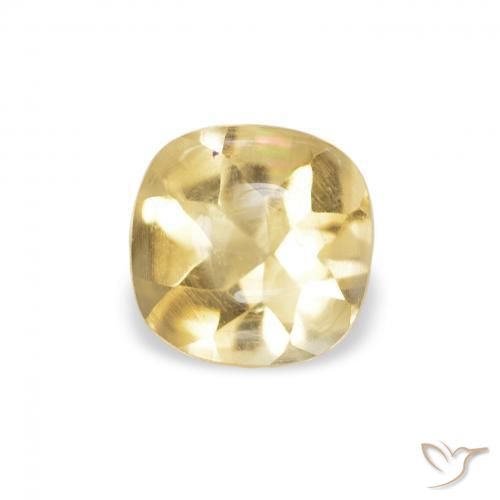 9,17 ctw natürlicher Golden Citrin, Kissen, Transparent