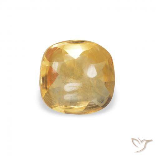 0.45ct Natürlicher Mittleres Gold Citrin, Kissen, Transparent