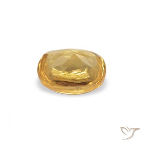 9,17 ctw natürlicher Mittleres Gold Citrin, Kissen, Transparent