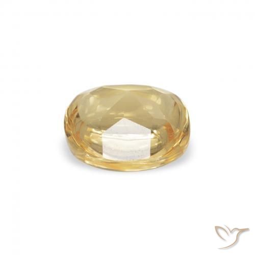 9,17 ctw natürlicher Golden Citrin, Kissen, Transparent