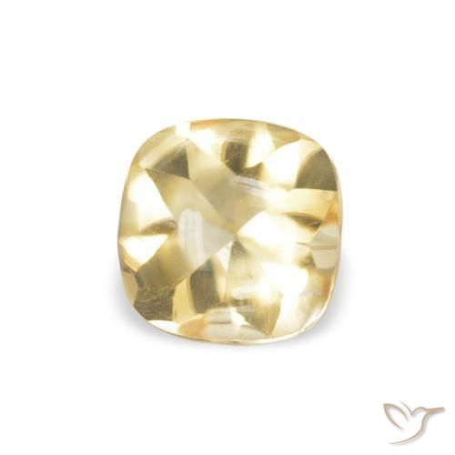 9,17 ctw natürlicher Golden Citrin, Kissen, Transparent