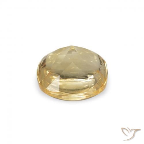 9,17 ctw natürlicher Golden Citrin, Kissen, Transparent