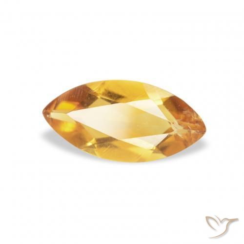 9,17 ctw natürlicher gold-orange Citrin, Marquise, VS