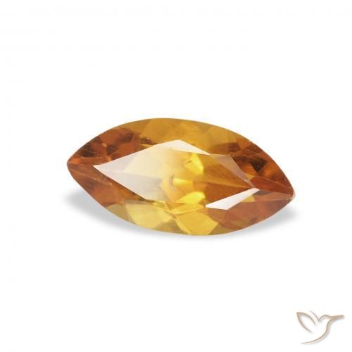9,17 ctw natürlicher gold-orange Citrin, Marquise, VS