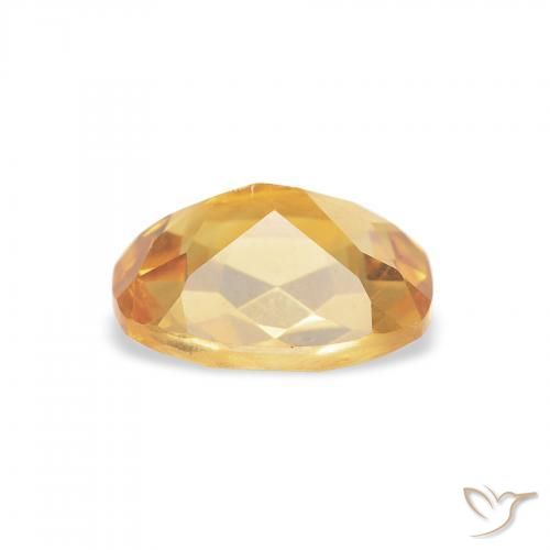 9,17 ctw natürlicher Medium Light Orange-Gold Citrin, Kissen, VVS