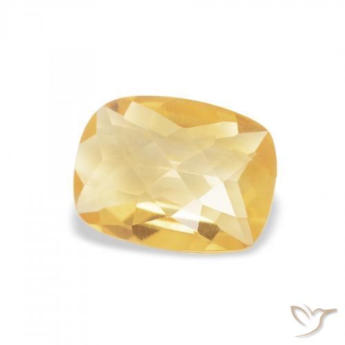 9,17 ctw natürlicher Golden Citrin, Kissen, VVS