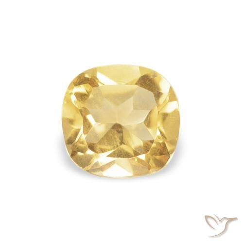 9,17 ctw natürlicher Golden Citrin, Kissen, VVS