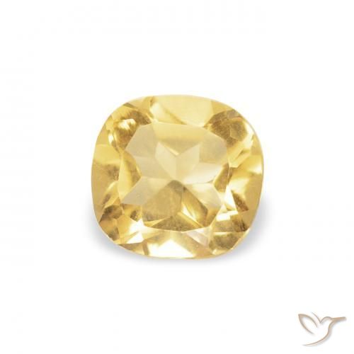 9,17 ctw natürlicher Golden Citrin, Kissen, VVS