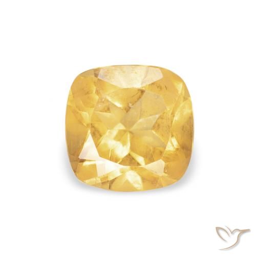 0.48ct Natürlicher Golden Citrin, Kissen, VVS