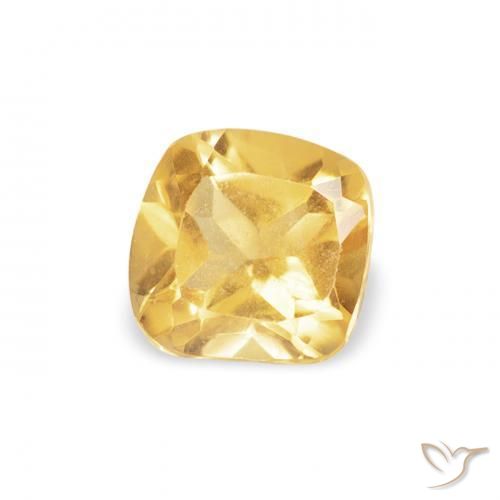 9,17 ctw natürlicher Golden Citrin, Kissen, VVS