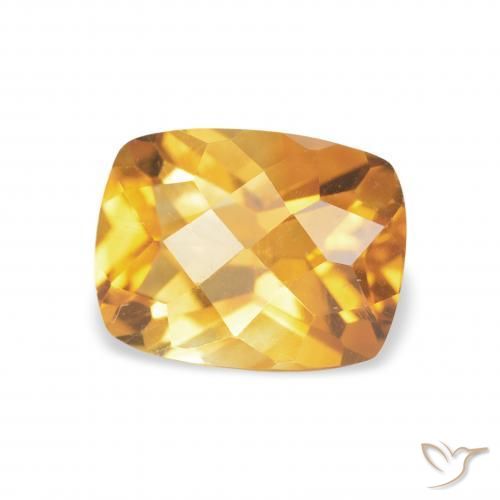 9,17 ctw natürlicher Orange-Gold Citrin, Kissen, VVS