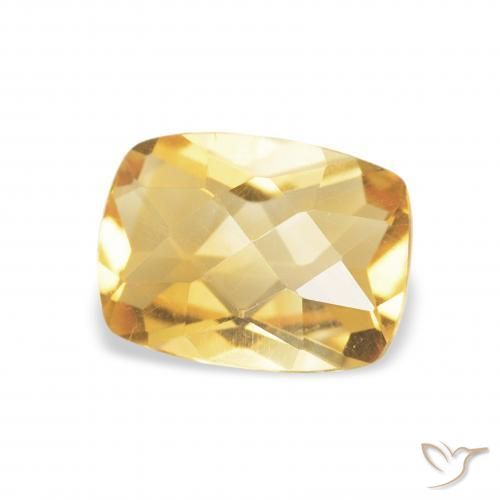 9,17 ctw natürlicher Golden Citrin, Kissen, VVS