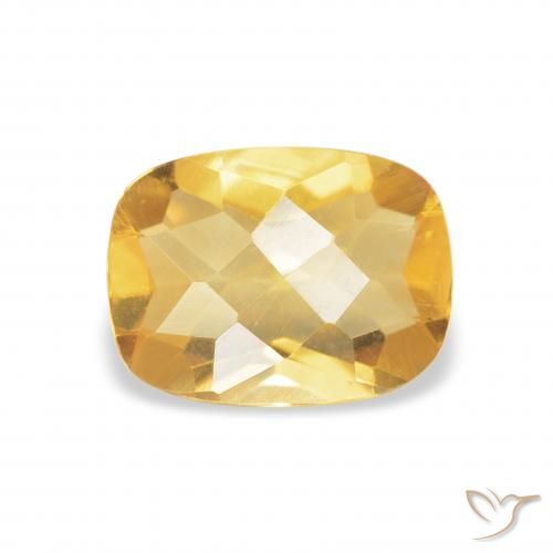 9,17 ctw natürlicher Golden Citrin, Kissen, VVS