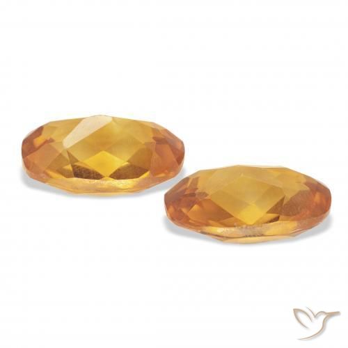 2.23 ct natürliche Helles Gold Citrin-Edelsteine, Kissen, VS