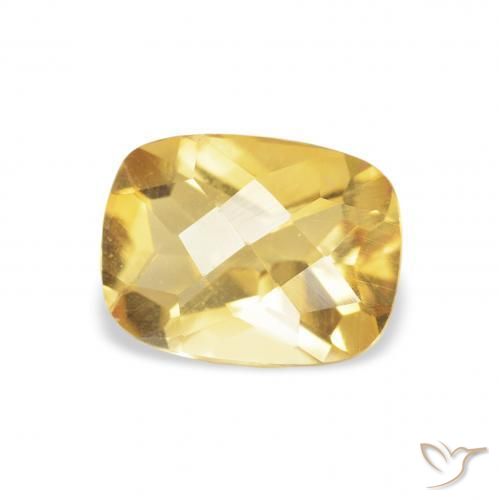 9,17 ctw natürlicher Mittleres Gold Citrin, Kissen, VVS-VS