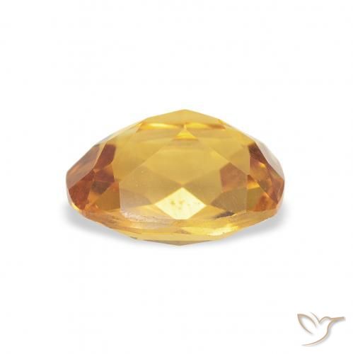 9,17 ctw natürlicher Medium Light-Golden Citrin, Kissen, VS