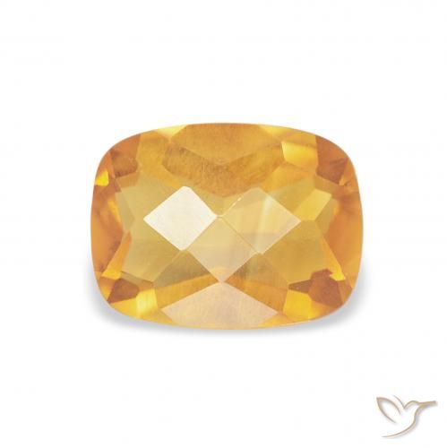 1.20ct Dunkelgolden Citrin, Kissen, VS