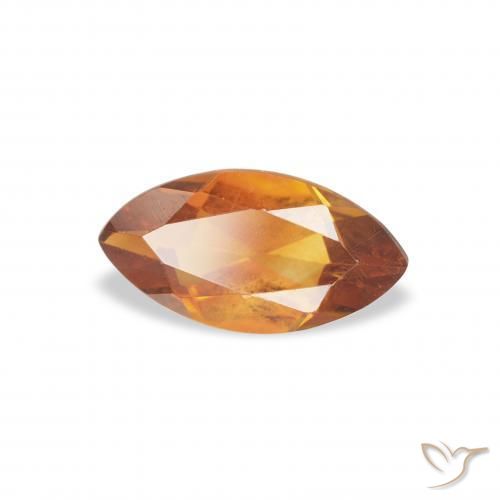 9,17 ctw natürlicher orange-braun Citrin, Marquise, VVS